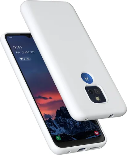 Miniatura 18 de Moto G Play 2021 - Funda de goma de gel de silicona líquida a prueba de golpes, forro de tela de microfibra suave, compatible con Motorola Moto G