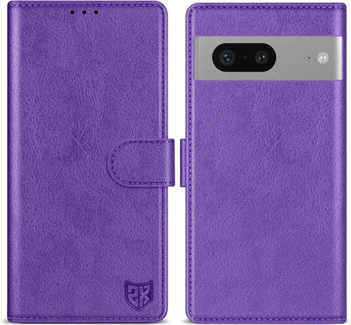 Miniatura 27 de ZZXX Funda tipo cartera para Google Pixel 7 con bloqueo RFID, ranura para tarjetas, función atril, cierre magnético, funda protectora de cuero
