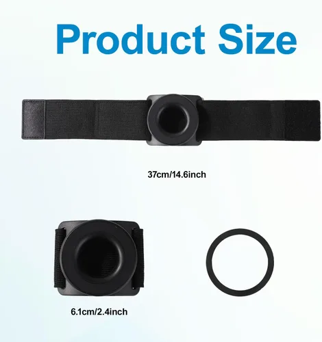 Miniatura 2 de Soporte magnético para teléfono para correr para iPhone, brazalete giratorio de 360°, fuerte adaptabilidad, entrenamiento, ciclismo, deportes