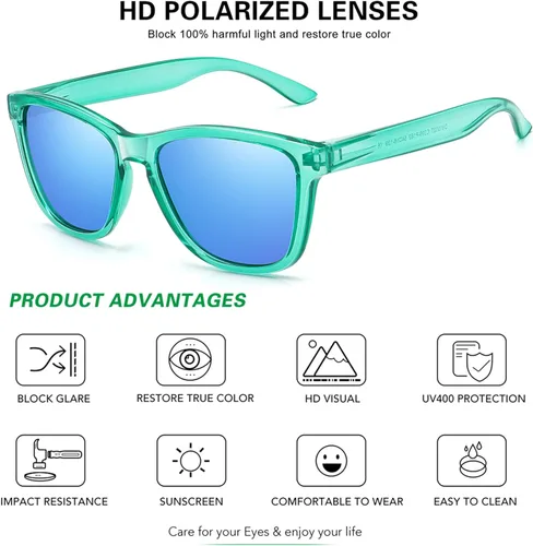 Miniatura 3 de MEETSUN Polarized Sunglasses for Women Men Classic Retro Designer
