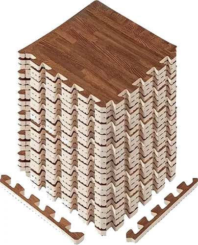 Miniatura 9 de Yes4All Alfombrillas Entrelazadas de EVA, Baldosas de Suelo tipo Rompecabezas, Acolchado de Suelo de Espuma con Borde para Muebles, Espacio