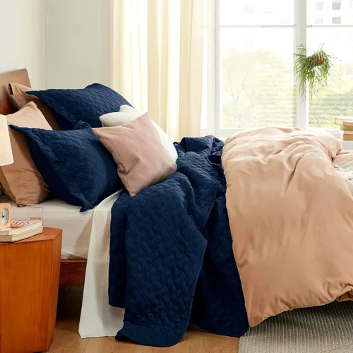 Miniatura 4 de Bedsure Colchas de tamaño King de gran tamaño, colchas ligeras de gran tamaño con patrón de tejido de canasta, juego de ropa de cama suave, juego