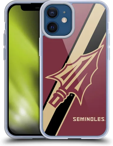 Miniatura 254 de Head Case Designs Funda de gel suave FSU Seminoles de la Universidad Estatal de Florida con licencia oficial compatible con Apple iPhone 13 Pro Max