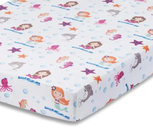 Miniatura 37 de EVERYDAY KIDS Juego de 2 sábanas bajeras ajustadas para cuna de niño, 100% microfibra suave y transpirable, sábana para bebé, se adapta al colchón