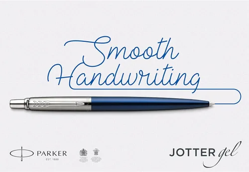 Miniatura 3 de Parker Jotter Bolígrafo de acero inoxidable CT bolígrafo, con caja de regalo, dorado, (Steel and Gold)