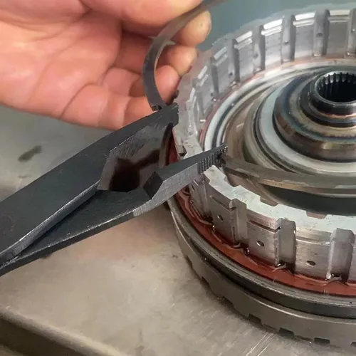 Miniatura 3 de Alicates de anillo de bloqueo de punta de ángulo de 9 pulgadas Alicates especiales con acabado negro para quitar la instalación de anillos