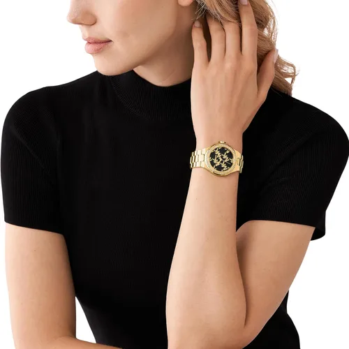 Miniatura 5 de Michael Kors Lennox- Reloj de acero inoxidable con tres manecillas