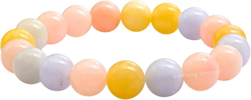 Miniatura 219 de Amazing Gemstone Pulsera de cristal para mujeres y hombres, pulsera de cristal curativo de protección, pulsera elástica con cuentas de piedras