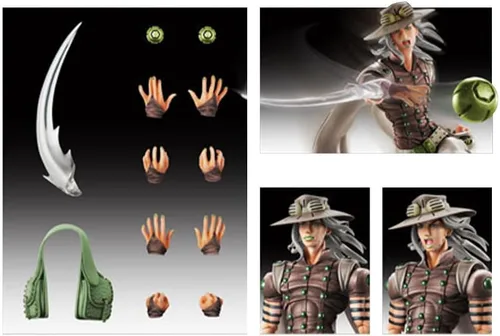 Miniatura 50 de QAHEART Figuras de Cujoh Jolyne Stone Free Estatuas de Figuras de Anime Figurillas de Acción Ultra Movibles Adornos para Fanáticos Navidad Cujoh