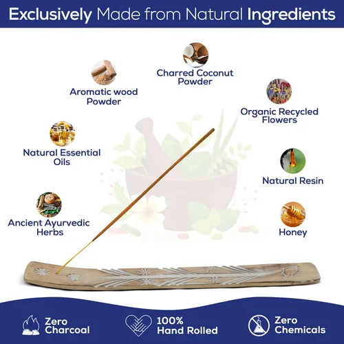 Miniatura 5 de Satya Nag Champa - Varillas de incienso Bangalore, paquete de 250 gm, natural, enrollado a mano, no tóxico, juego de insense Nagchampa BNG