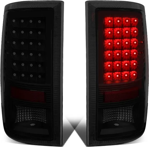 Miniatura 10 de DNA MOTORING TL-DRAM09-LED-CH-RD - Conjunto de luces traseras LED para lado del conductor y del pasajero