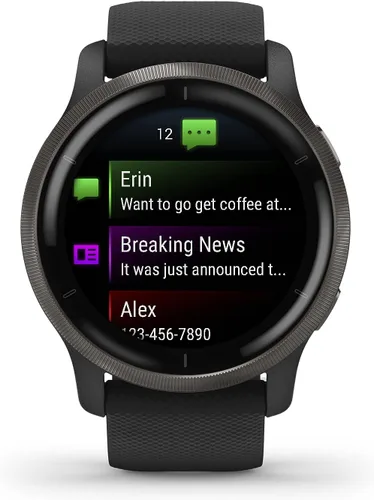 Miniatura 2 de Garmin Venu Reloj inteligente con GPS con monitoreo avanzado de salud y características de fitness