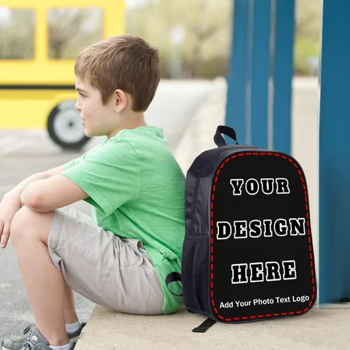 Miniatura 6 de Mochila personalizada para niños y niñas, mochila personalizada con imagen de texto, mochila personalizada para computadora portátil para hombres