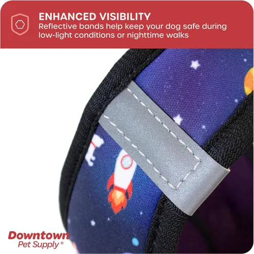 Miniatura 7 de Downtown Pet Supply Arnés para perro Step-in – Sin tirones, malla acolchada ajustable con ribete reflectante, correa de hebilla segura – Arnés
