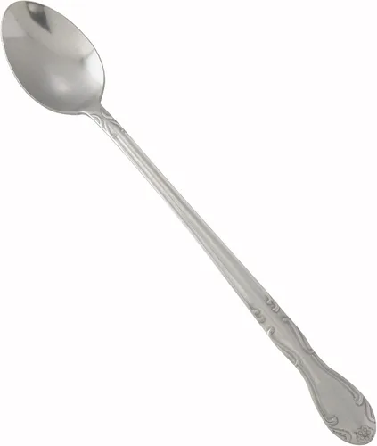 Winco Juego de cucharaditas heladas Elegance de 12 piezas, acero inoxidable 18-0, plata