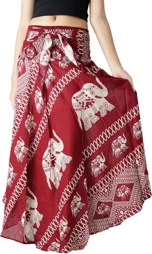 Miniatura 2 de Faldas largas para mujer, falda bohemia con estampado floral
