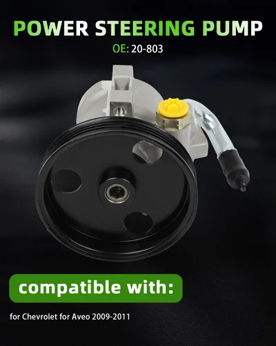 Miniatura 2 de SCITOO Bomba de dirección asistida, con polea, compatible con Chevrolet Aveo, Aveo5 2009-2011; para Pontiac G3 2009-2010; para G3 Wave 2009