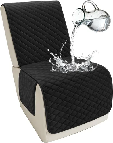Miniatura 107 de Arfntevss Fundas para sofá seccional reclinable para sofá seccional en forma de L, funda antideslizante lavable para sofá reclinable con forma de L