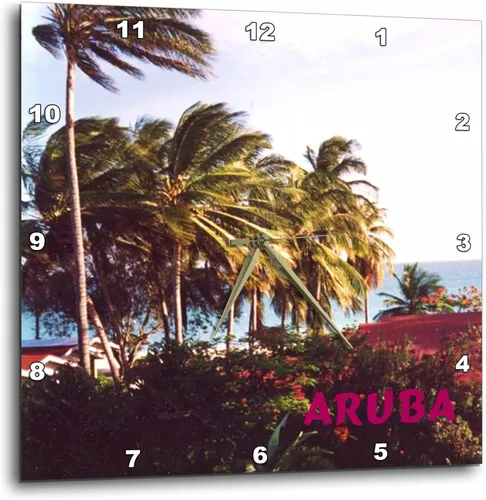 Miniatura 10 de 3drose Family of Three Loons - Reloj de pared de 10 x 10 pulgadas
