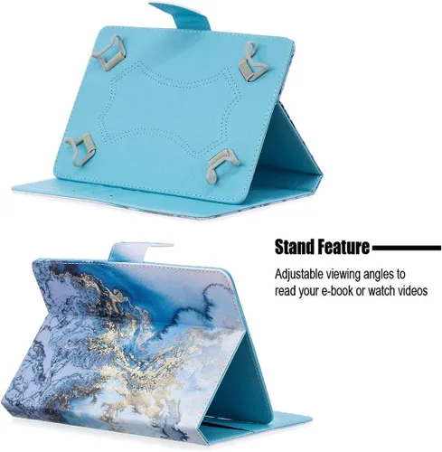 Miniatura 8 de NewShine - Funda universal para tablet de 7.9 a 8.5 pulgadas, funda de piel sintética para iPad mini 1/2/3/4, Galaxy Tab 3/4/Note 8.0, Amazon Kindle