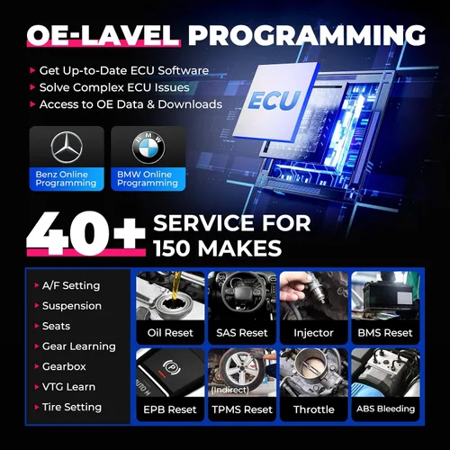 Miniatura 7 de Autel MaxiSYS MS909EV: 205 Igual que MS908S PRO II OBD2 Escáner de diagnóstico de coche, servicio de 38+, prueba activa, diagnóstico de todo