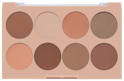 Miniatura 2 de L.A. Colors I Heart Makeup, paleta para contorno de maquillaje, Medio a oscuro