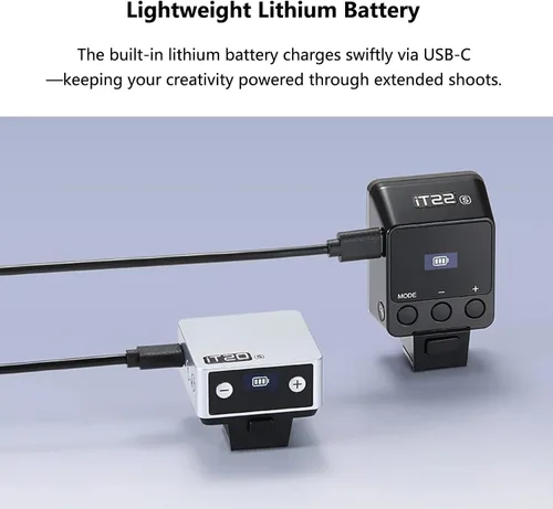 Miniatura 6 de Godox iT20 S IT20S TTL Mini Flash automático para Sony ZV-1 / ZV-E10 / ZV-1 II TTL/modos manuales con batería recargable USB-C de 300 mAh, reciclaje