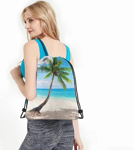 Miniatura 4 de Bolsas con cordón de llama, mochila y bolsa de gimnasio con cordón, Multi-a191, Mochilas de viaje