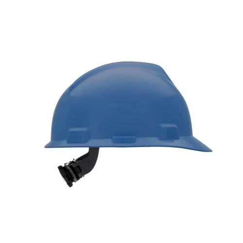 Miniatura 26 de MSA 477484 V-Gard - Casco de seguridad, con suspensión de trinquete Fas-Trac III, carcasa de polietileno, protección anti-impacto superior, correas