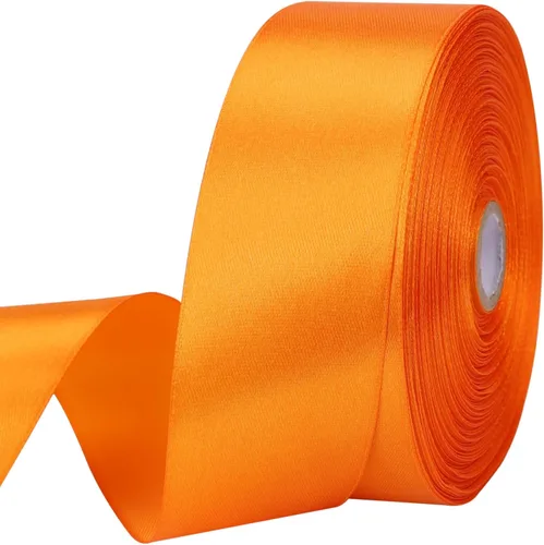Miniatura 20 de Cinta de satén dorada de 1 pulgada de 50 yardas para envolver regalos, bodas, manualidades, Navidad, Pascua, flores, cabello, decoraciones de Dorado