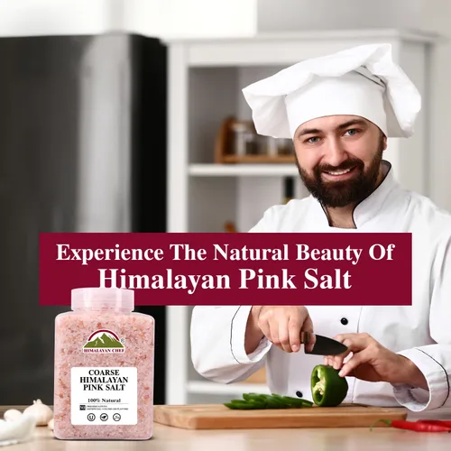 Miniatura 6 de Himalayan Chef Sal del Himalaya – Gruesa 5 libras – La sal rosa del Himalaya es rica en nutrientes y minerales para la salud – Cristal puro gourmet