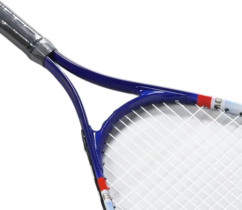 Miniatura 9 de Raqueta de tenis de aleación de aluminio de 27 pulgadas para adultos, adolescentes, jugadores intermedios principiantes, con bolsa de raqueta