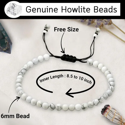 Miniatura 147 de Amazing Gemstone Crystal Anklet Ankle Bracelets for Women - Waterproof Beaded Healing Crystal Anklets, Plus Size Chakra Gemstone Bead Anklet