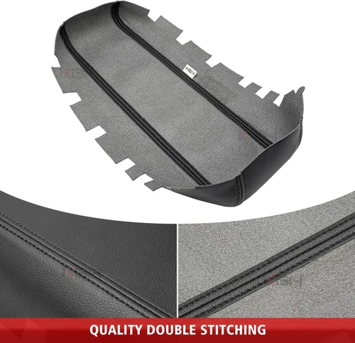 Miniatura 2 de KBH Funda de repuesto para reposabrazos de consola central para GMC Terrain, Chevy Equinox 2010 2011 2012 2013 2014 2015 2016 2017, cuero de vinilo