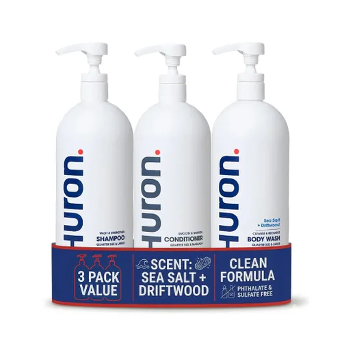 Miniatura 13 de Huron Hair Duo Juego de champú y acondicionador nutritivo para hombres Limpia, fortalece e hidrata Sin sulfatos ni parabenos, vegano