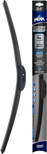 Miniatura 17 de PEAK Silicone Platinum - Limpiaparabrisas delantero de 13 pulgadas, limpiaparabrisas de repuesto con conector universal, paquete de 1 unidad