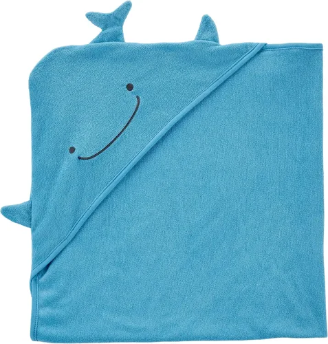 Carter's Toalla con capucha para bebé (azul claro)