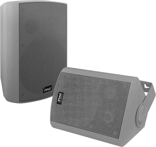 Pyle Sistema de altavoces impermeables de montaje en pared de 6.5 pulgadas para sistema de sonido envolvente Bluetooth inalámbrico en interiores o