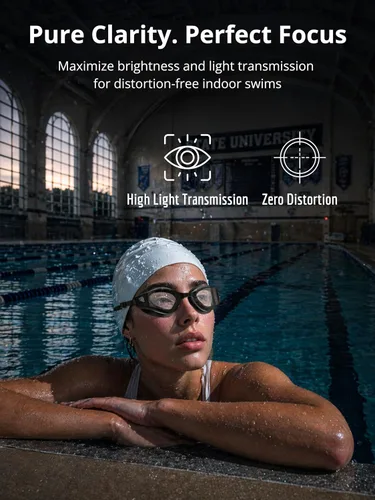 Miniatura 7 de Gafas de natación, sin fugas, gafas de natación para adultos con lentes resistentes a la niebla, bloqueo UV para hombres, mujeres y jóvenes