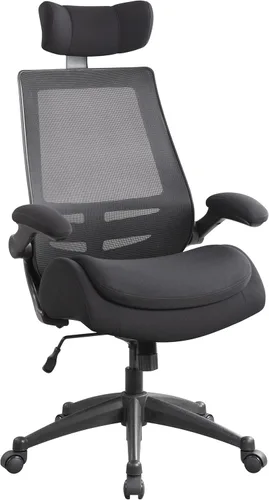 Miniatura 9 de BOLISS Silla de escritorio ergonómica de oficina de 400 libras, grande y alta con asiento ancho, silla ejecutiva de malla con respaldo alto con Negro