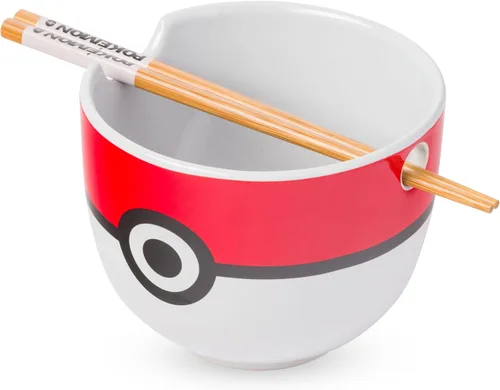 Miniatura 15 de Silver Buffalo Five Nights at Freddy's Freddy Fazbear - Cuenco de cerámica para fideos ramen y arroz con diseño de caja de pizza, con palillos