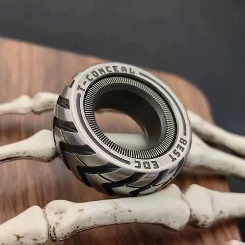 Miniatura 4 de T-Conceal EDC Deslizadores para Ansiedad, Juguetes para Ansiedad para Alivio del Estrés para Adultos, Metal Magnético TDAH, Anillos para Ansiedad