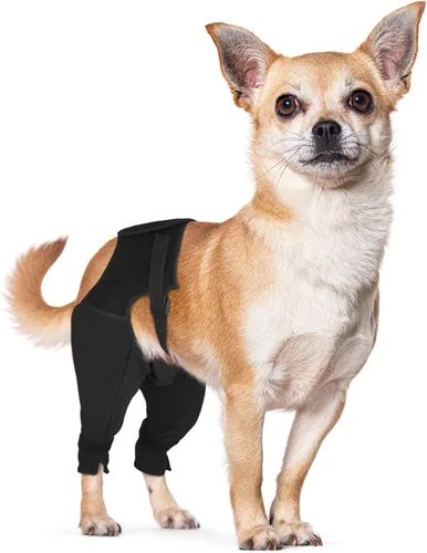 Miniatura 7 de Manga de pierna de perro, pierna trasera para dejar de lamer, pantalones de recuperación para perro para heridas ACL TPLO después de la cirugía
