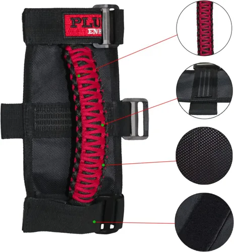 Miniatura 2 de Asas de agarre para barra antivuelco, correas triples para UTV, ATV, Polaris Ranger, RZR, XP900, 1000, Honda Pioneer Talon, Kawasaki, Wildcat Yamaha