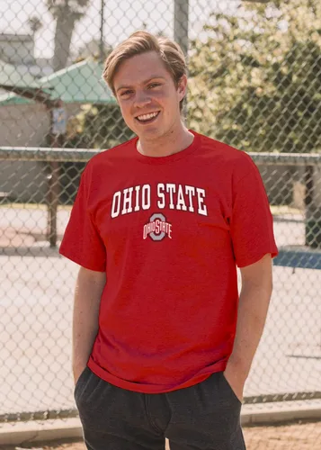 Miniatura 2 de Blue 84 NCAA - Camiseta para hombre, color del equipo, arqueada