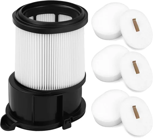Miniatura 11 de Paquete de 2 filtros HEPA N858184 de repuesto para aspiradora Craftsman V20 inalámbrica CMCVS001D1, para aspiradora Black Decker BSVF1 BSV2020