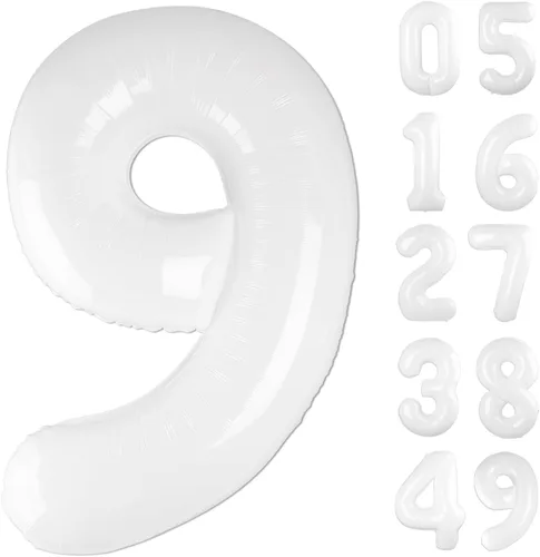 Miniatura 427 de Globo de cumpleaños número 4 dorado de 40 pulgadas, globos gigantes del número cuatro 14 24 34 40 44 2024, globos grandes de lámina de mylar para Oro