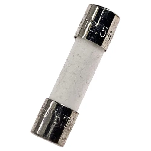 Miniatura 9 de 10 fusibles de cerámica T6.3AH250V de soplado lento 5x20mm/0.197"x0.787" 6.3AMP 250V (T6.3A)