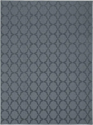 Miniatura 149 de Garland Rug Sparta - Alfombra antideslizante de polipropileno de 2 pies x 12 pies, color negro, ideal para salas de estar y pasillos, elegante