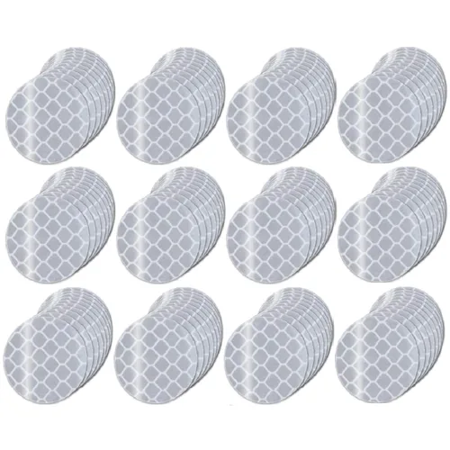 Miniatura 116 de Cinta reflectante blanca de 4 pulgadas, adhesivo de seguridad de advertencia impermeable para exteriores (10 pies)